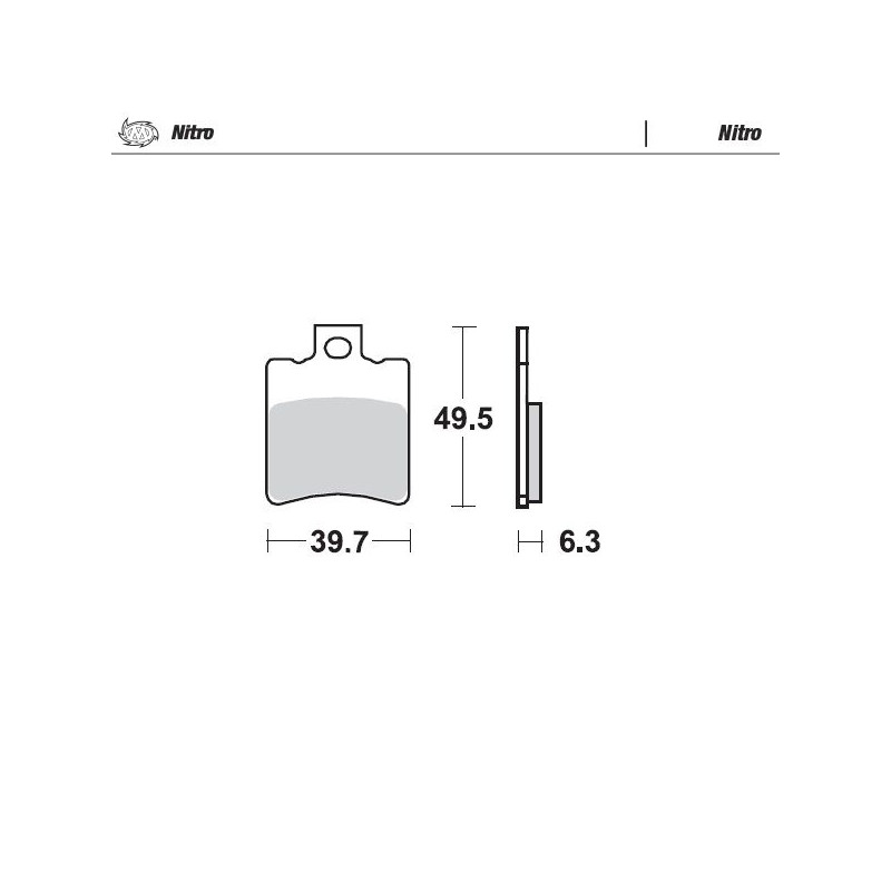 BRAKE PAD NITRO - 17212807 - Dr Rider