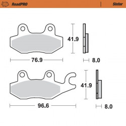 BRAKE PAD SCOOTER - 17212809 - Dr Rider