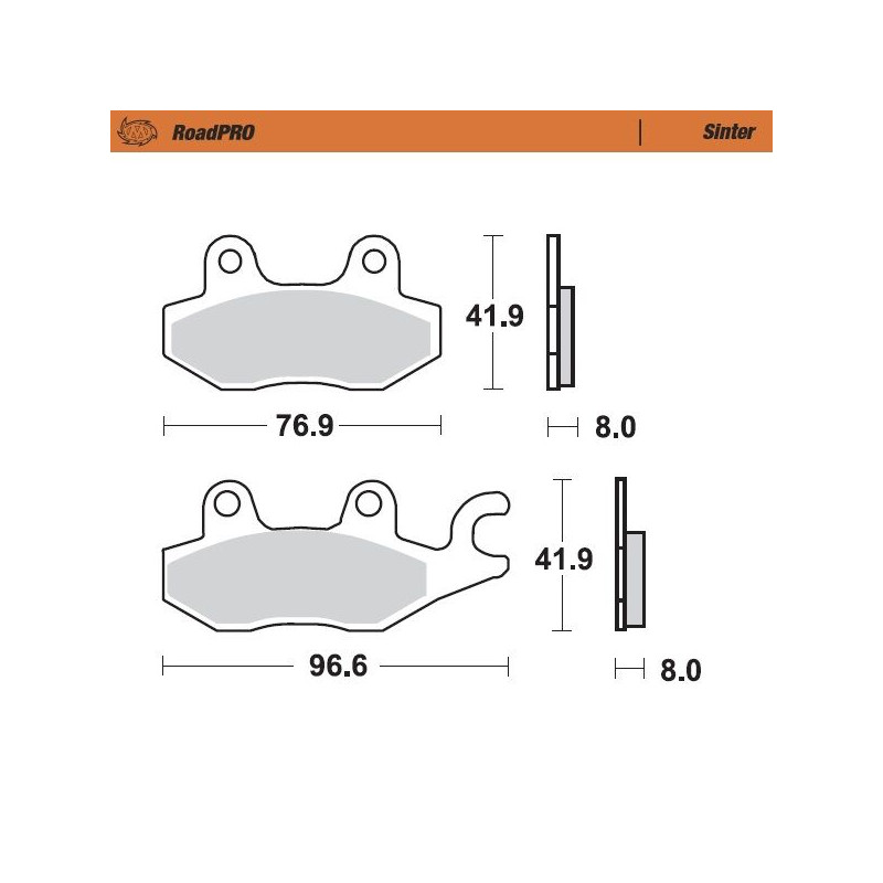 BRAKE PAD SCOOTER - 17212809 - Dr Rider