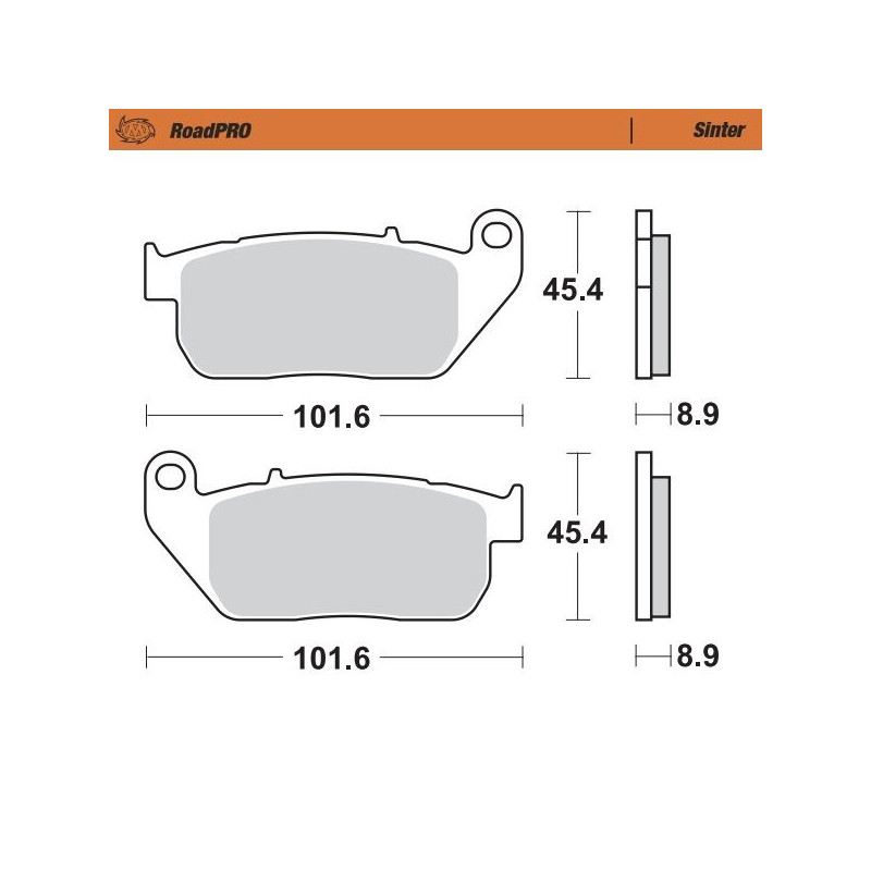 BRAKE PAD SINTER FRONT - 17212820 - Dr Rider