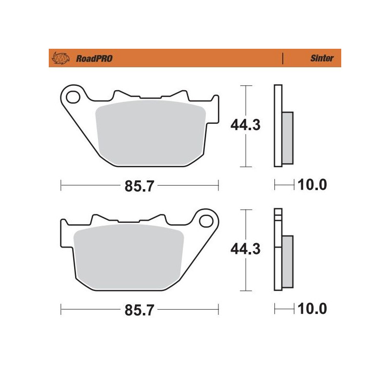 BRAKE PAD SINTER REAR - 17212822 - Dr Rider