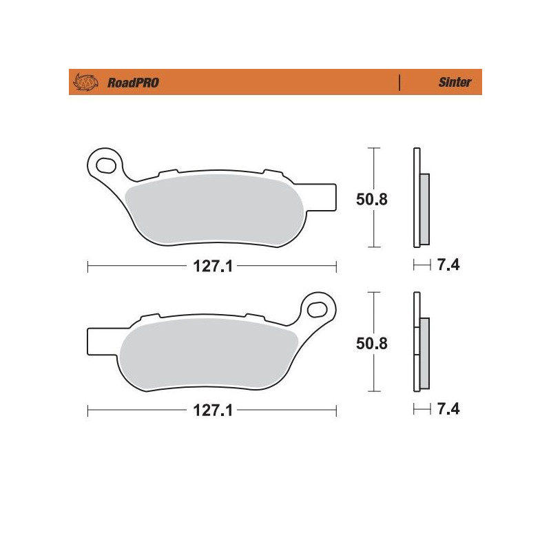 BRAKE PAD SINTER REAR - 17212826 - Dr Rider