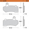 BRAKE PAD SINTER FRONT - 17212827 - Dr Rider