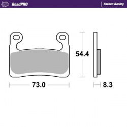 BRAKE PAD CARBON RACING - 17212902 - Dr Rider