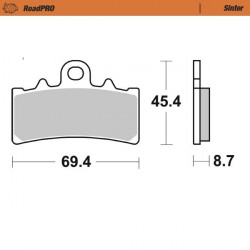 BRAKE PAD SCOOTER - 17212905 - Dr Rider