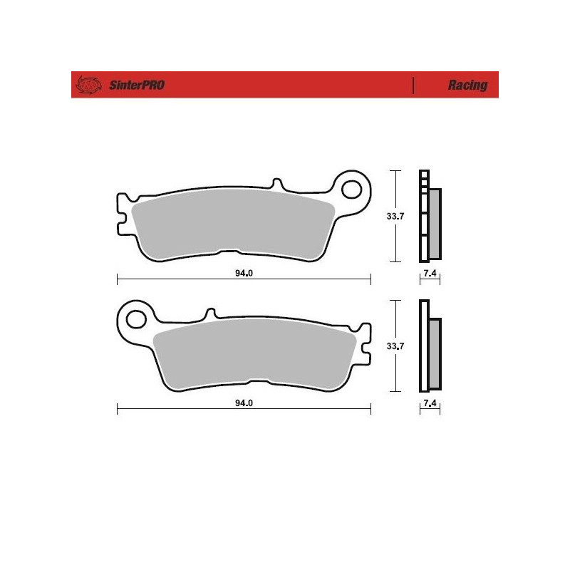 BRAKE PAD RACING - 17212984 - Dr Rider
