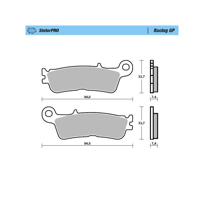 BRAKE PAD RACING GP - 17212985 - Dr Rider