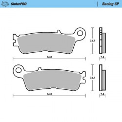 BRAKE PAD NITRO - 17212986 - Dr Rider