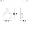 BRAKE PADS NITRO - 17213620 - Dr Rider