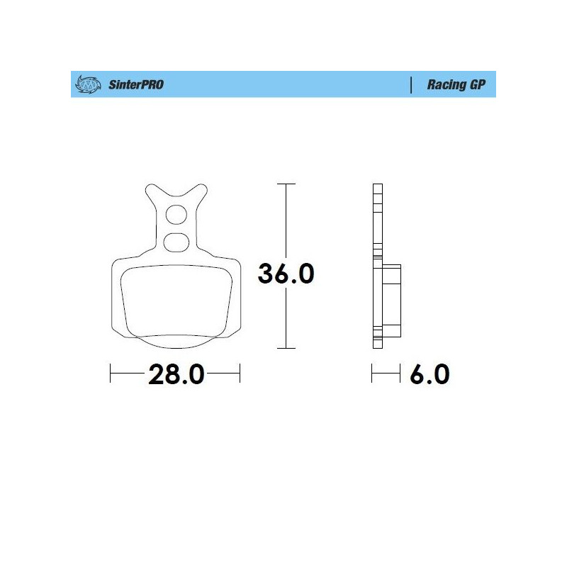 BRAKE PADS RACING GP - 17213621 - Dr Rider