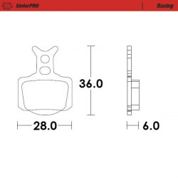 BRAKE PADS RACING - 17213622 - Dr Rider