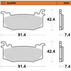 BRAKE PAD SINTER FRONT - 17213669 - Dr Rider