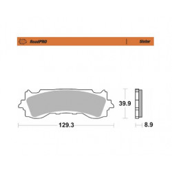 BRAKE PAD SINTER FRONT - 17213670 - Dr Rider
