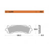 BRAKE PAD SINTER FRONT - 17213670 - Dr Rider