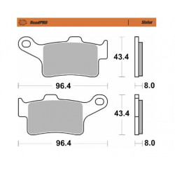 BRAKE PAD SINTER FRONT - 17213671 - Dr Rider
