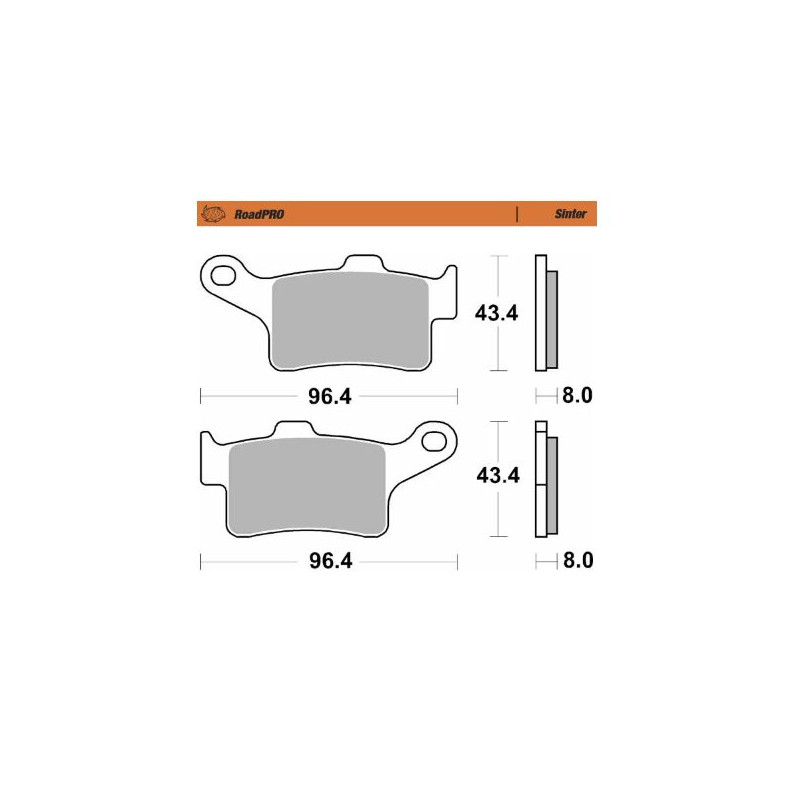BRAKE PAD SINTER FRONT - 17213671 - Dr Rider