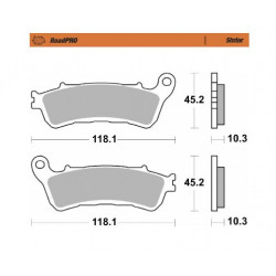BRAKE PAD SINTER REAR - 17213673 - Dr Rider