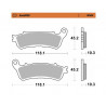 BRAKE PAD SINTER REAR - 17213673 - Dr Rider