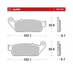 BRAKE PAD SINTER SPORT REAR - 17213674 - Dr Rider