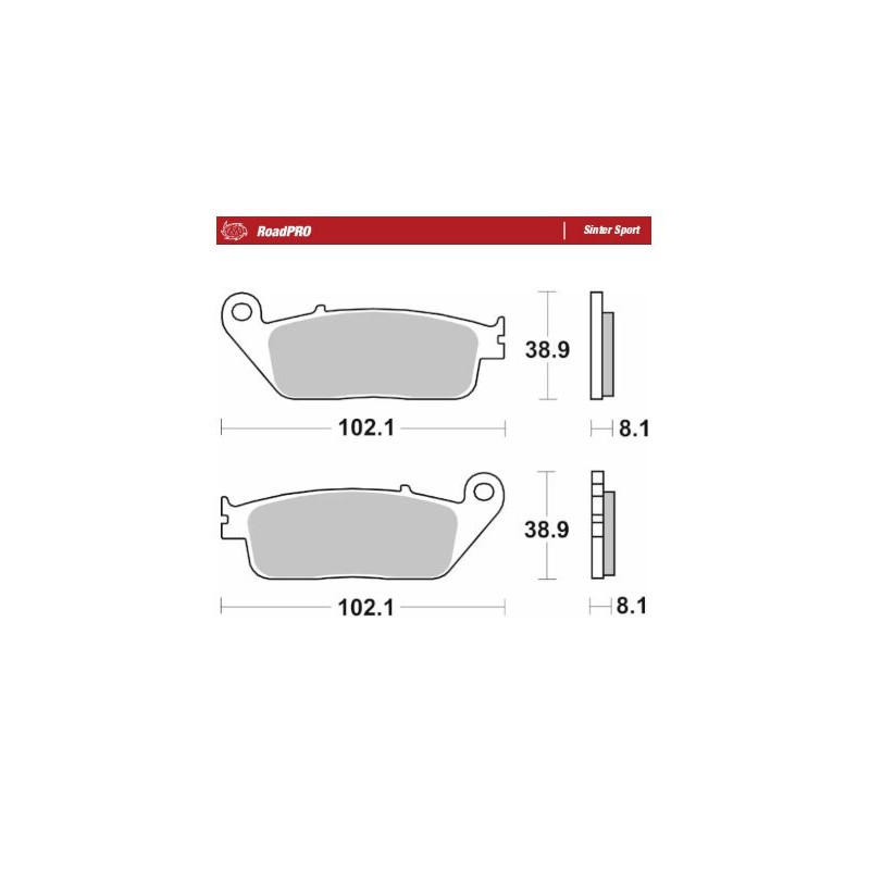 BRAKE PAD SINTER SPORT REAR - 17213674 - Dr Rider