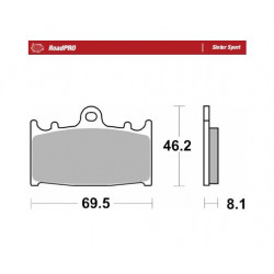 BRAKE PAD SINTER SPORT REAR - 17213675 - Dr Rider