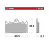 BRAKE PAD SINTER SPORT REAR - 17213675 - Dr Rider