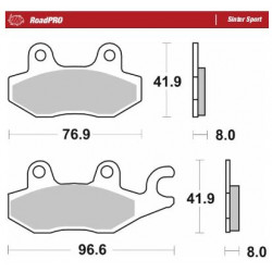 BRAKE PAD SINTER SPORT REAR - 17213677 - Dr Rider