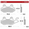 BRAKE PAD SINTER SPORT REAR - 17213677 - Dr Rider