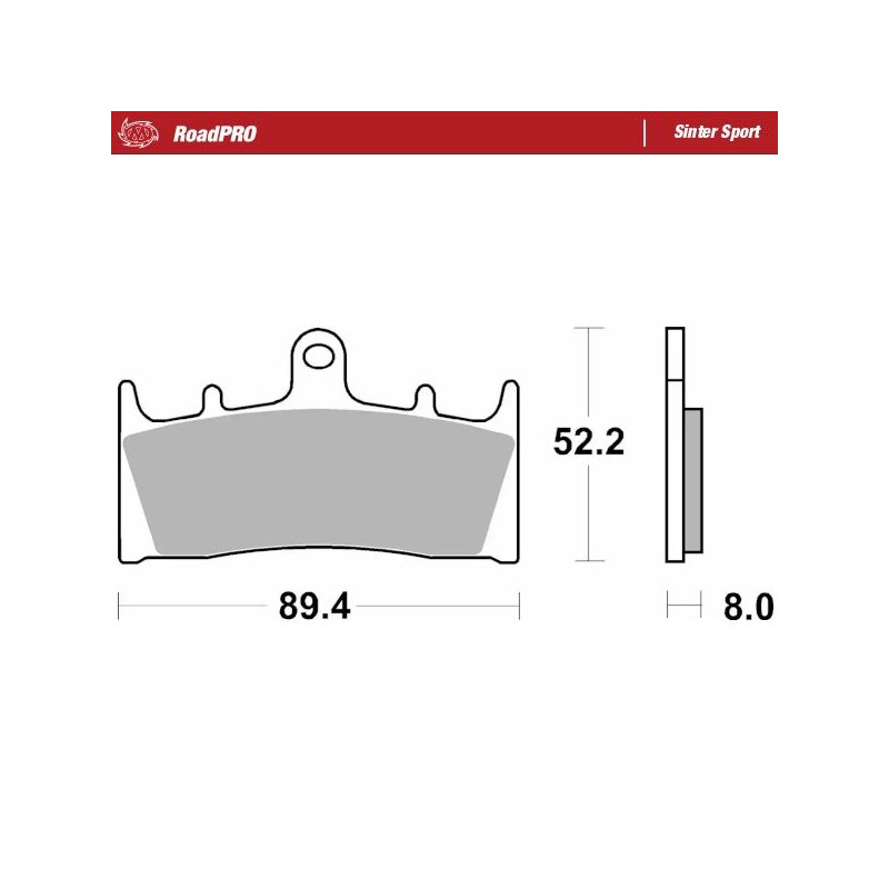 BRAKE PAD SINTER SPORT REAR - 17213679 - Dr Rider