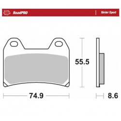 BRAKE PAD SINTER SPORT REAR - 17213683 - Dr Rider