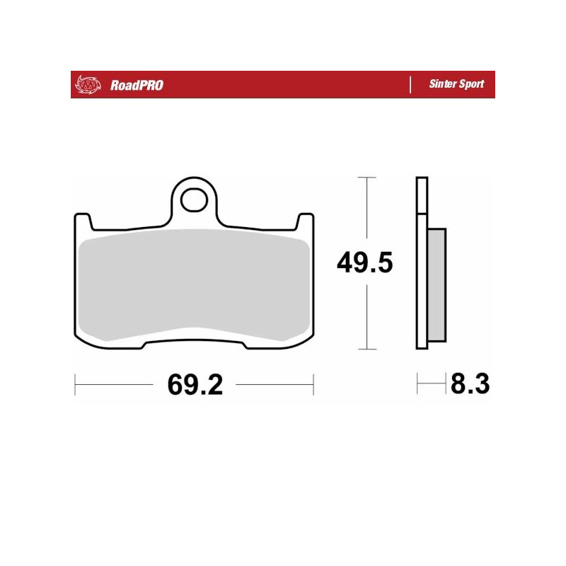 BRAKE PAD SINTER SPORT REAR - 17213685 - Dr Rider