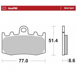 BRAKE PAD SINTER SPORT REAR - 17213686 - Dr Rider