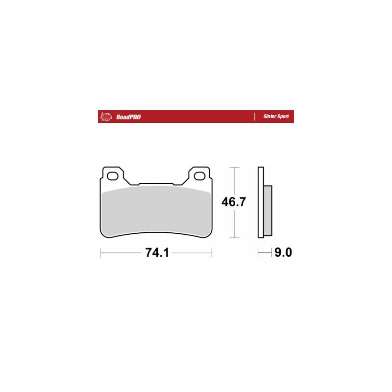 BRAKE PAD SINTER SPORT REAR - 17213688 - Dr Rider