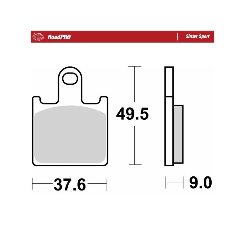 BRAKE PAD SINTER SPORT REAR - 17213689 - Dr Rider