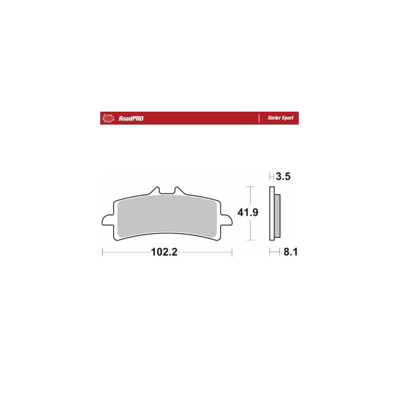 BRAKE PAD SINTER SPORT REAR - 17213690 - Dr Rider