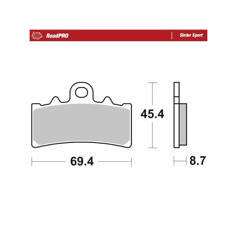 BRAKE PAD SINTER SPORT REAR - 17213691 - Dr Rider