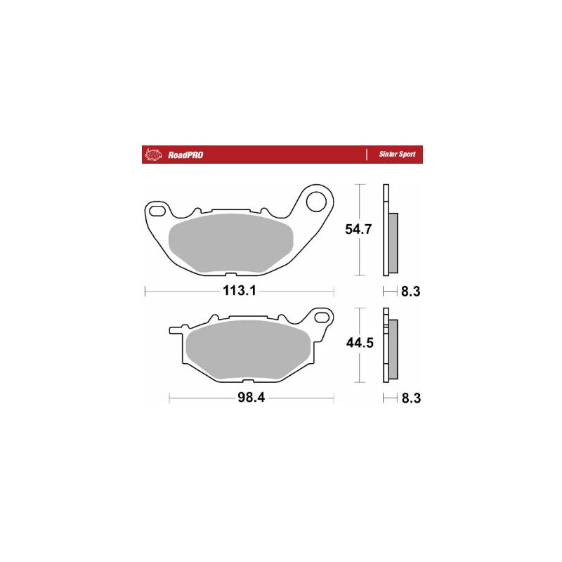 BRAKE PAD SINTER SPORT FRONT - 17213694 - Dr Rider