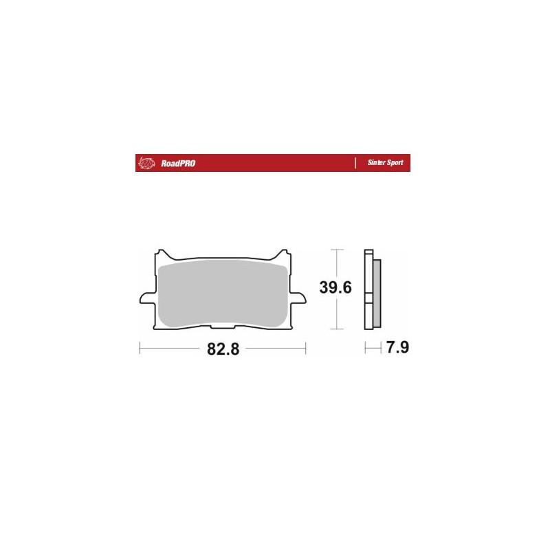 BRAKE PAD SINTER SPORT REAR - 17213695 - Dr Rider