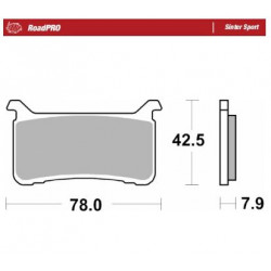 BRAKE PAD SINTER SPORT REAR - 17213696 - Dr Rider