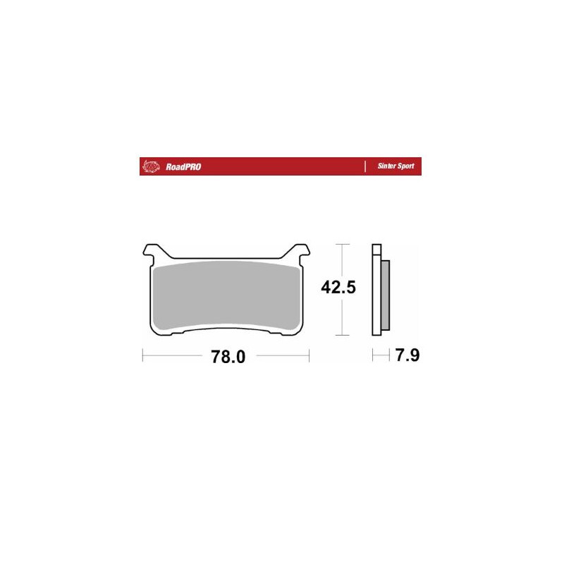 BRAKE PAD SINTER SPORT REAR - 17213696 - Dr Rider