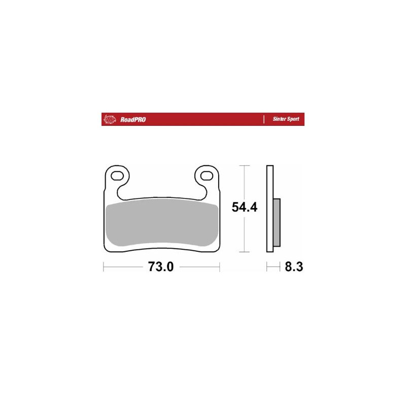 BRAKE PAD SINTER SPORT REAR - 17213697 - Dr Rider