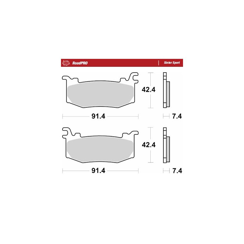 BRAKE PAD SINTER SPORT REAR - 17213700 - Dr Rider