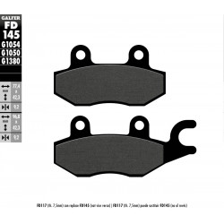 BRAKE PAD SEMI METAL SCOOTER - 17200653 - Dr Rider