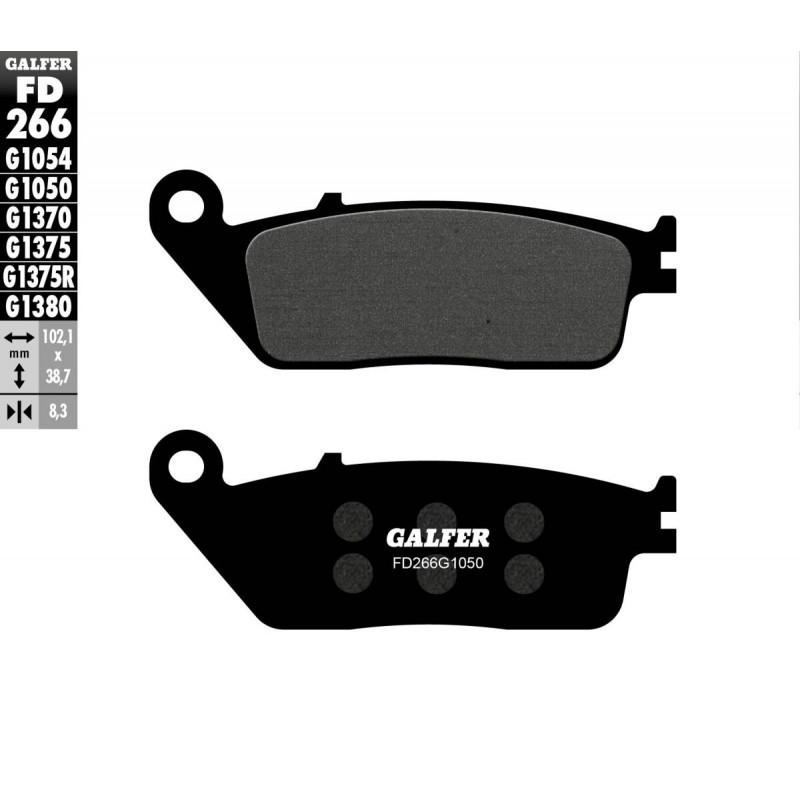 BRAKE PAD SEMI METAL SCOOTER - 17200659 - Dr Rider