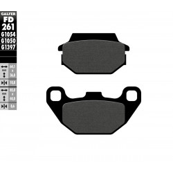 BRAKE PAD SEMI METAL SCOOTER - 17200689 - Dr Rider
