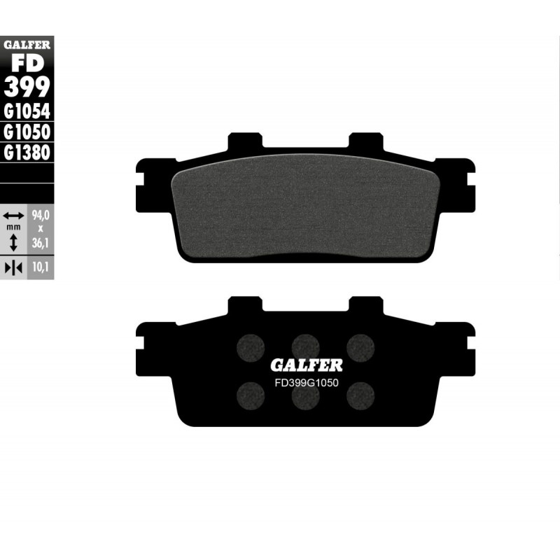 BRAKE PAD SEMI METAL SCOOTER - 17200690 - Dr Rider