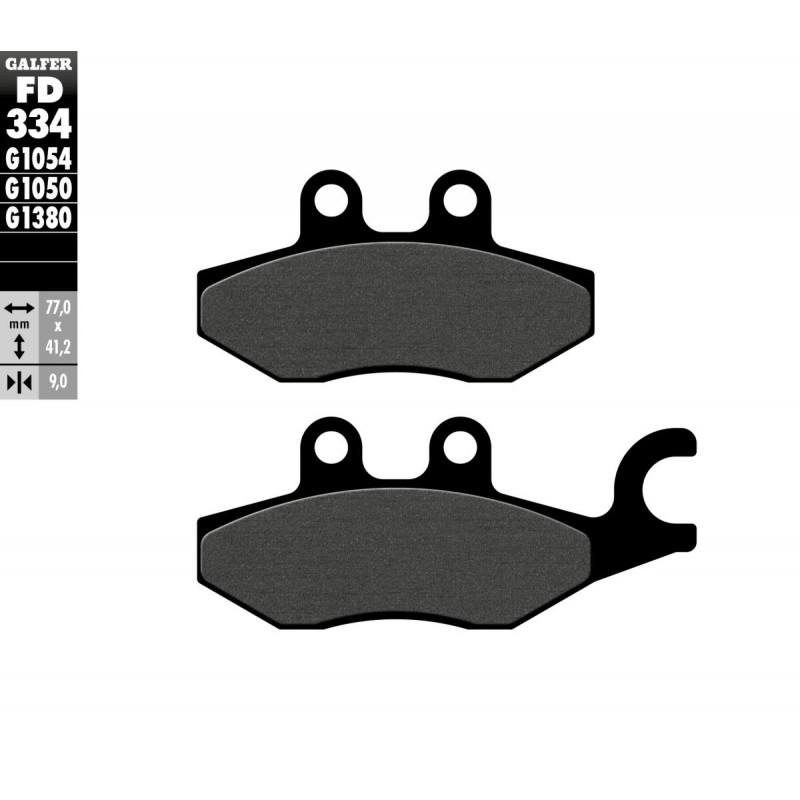 BRAKE PAD SEMI METAL SCOOTER - 17200712 - Dr Rider