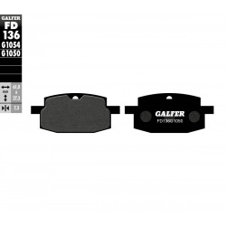 BRAKE PAD SEMI METAL SCOOTER - 17200718 - Dr Rider