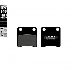 BRAKE PAD SEMI METAL SCOOTER - 17200719 - Dr Rider