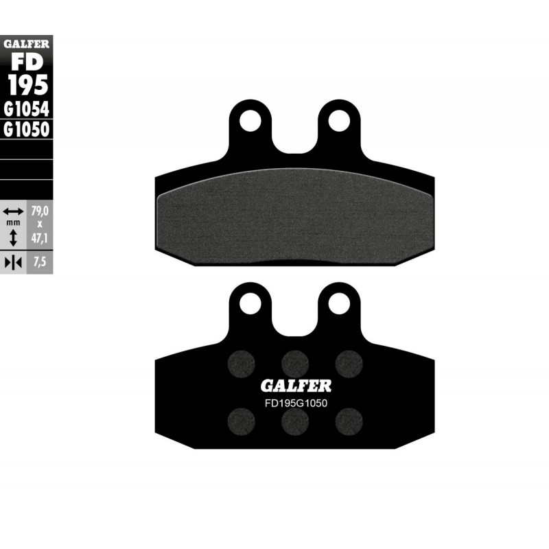 BRAKE PAD SEMI METAL SCOOTER - 17200723 - Dr Rider